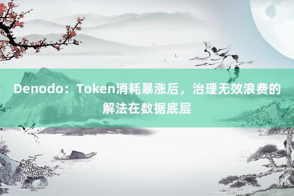Denodo：Token消耗暴涨后，治理无效浪费的解法在数据底层